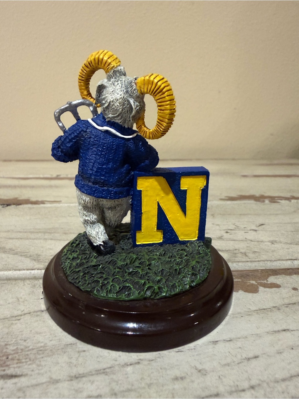 Vintage Navy USNA Bill the Goat Mini Figurine - Picture 3 of 8